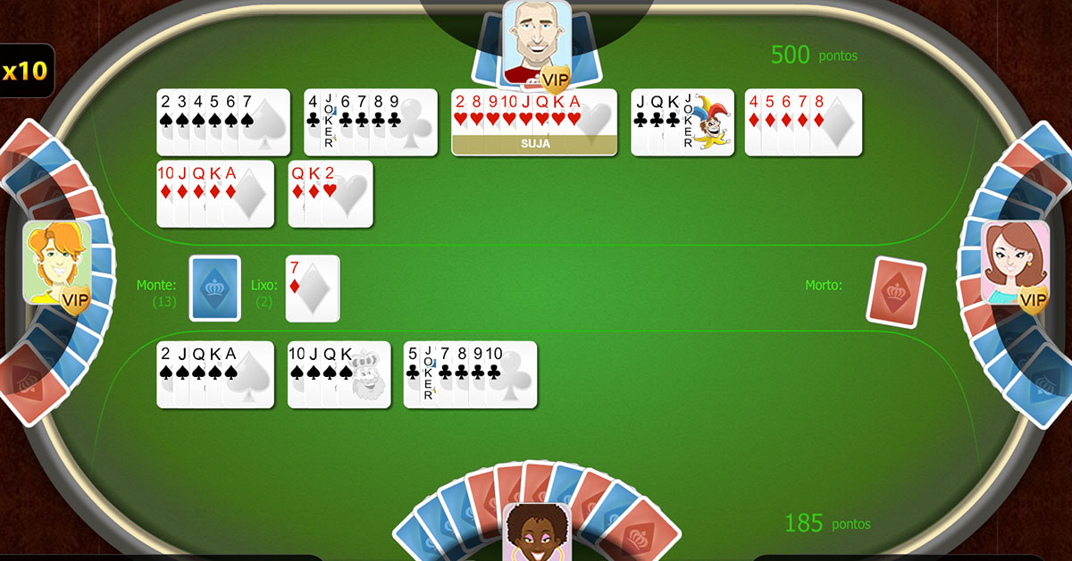 Buraco Online - jogo de cartas