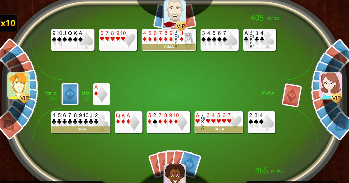 Buraco - Canastra Online grátis - Jogos de Cartas