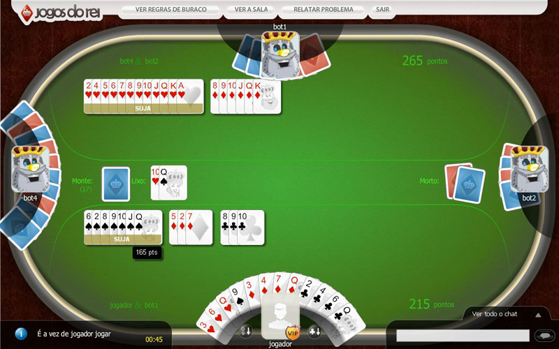 Jogue Buraco, Tranca, Poker, Sinuca e Truco no Netcartas ! Buraco